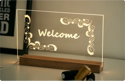 アクリル板（彫刻加工）